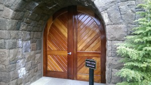 wood doors archery summit winery