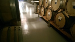 epoxy floor coating for Archery Summit Winery