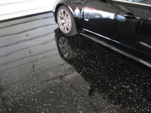 Paint chip systems are an industrial epoxy floor coating option